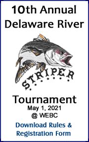 Delaware River Regulations & striper data .